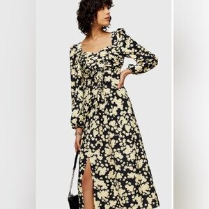 Topshop Daisy Pattern Dress